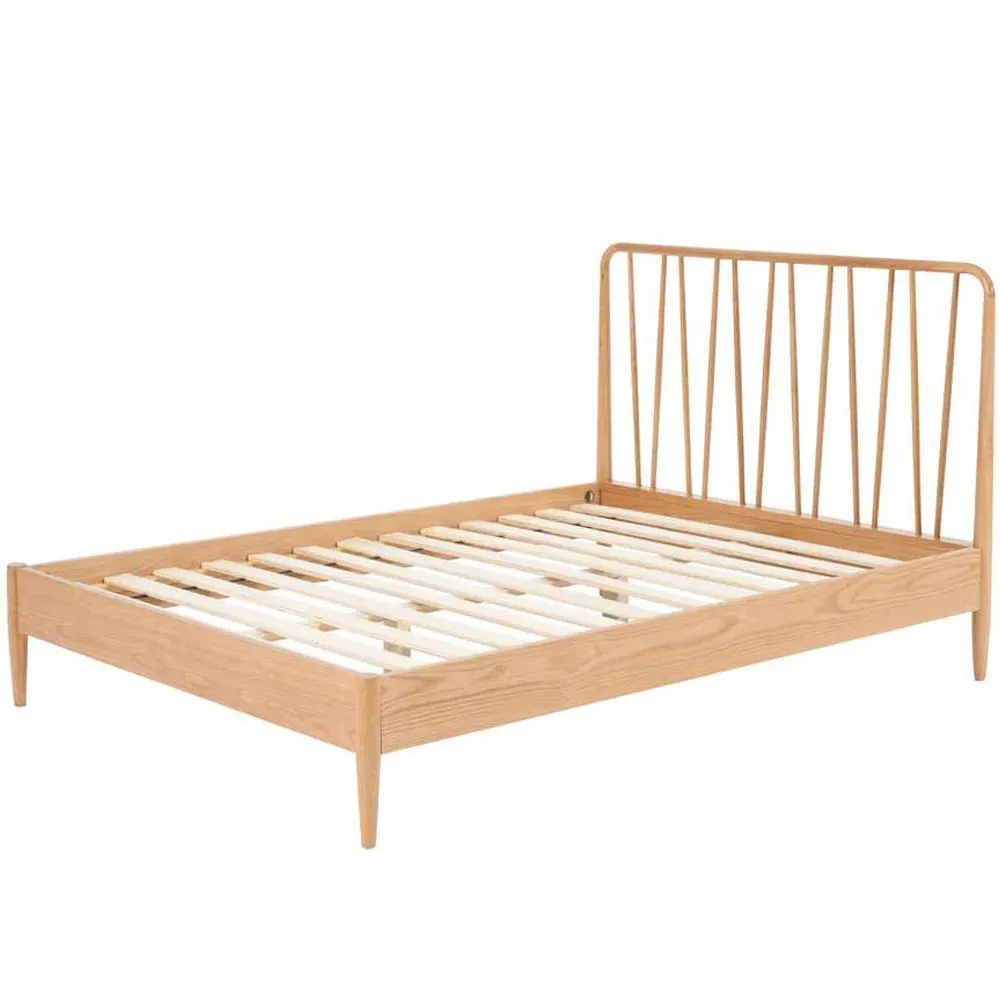 Jesper Super King Bed Frame - Brown, Oak