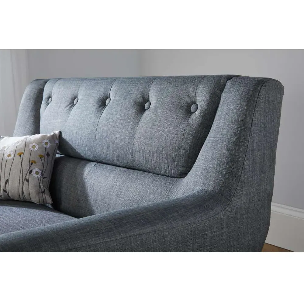 Lambeth 2-Seater Sofa - Grey, Fabric