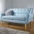 Lambeth 3-Seater Fabric Sofa - Duck Egg Blue
