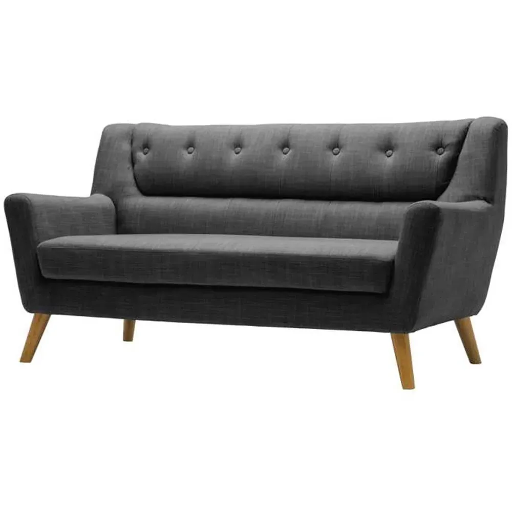 Lambeth 3-Seater Sofa - Grey, Fabric