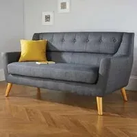 Lambeth 3-Seater Sofa - Grey, Fabric