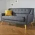 Lambeth 3-Seater Sofa - Grey, Fabric
