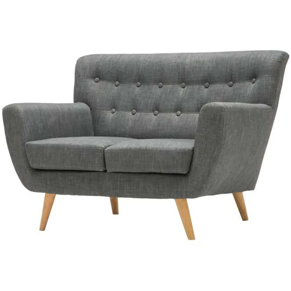 Loft 2-Seater Sofa - Grey, Fabric