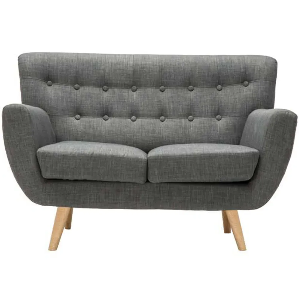 Loft 2-Seater Sofa - Grey, Fabric