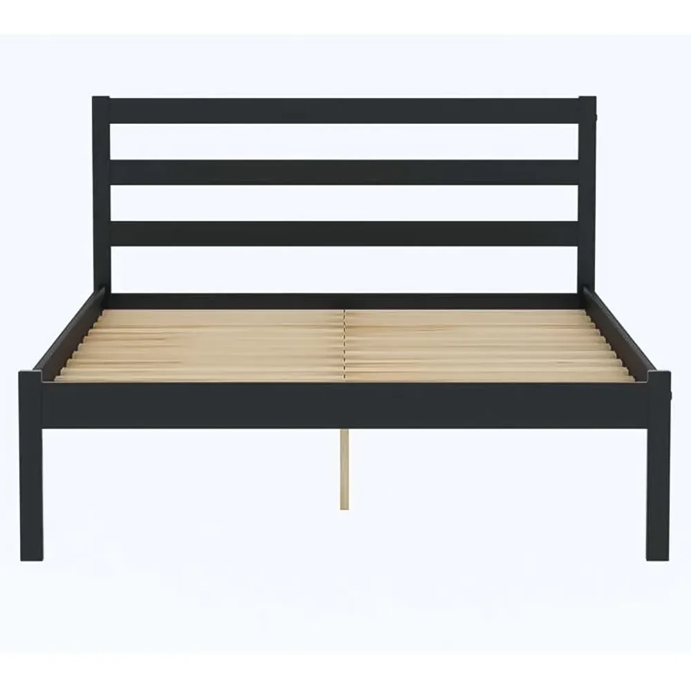 Luka Double Bed Frame - Black