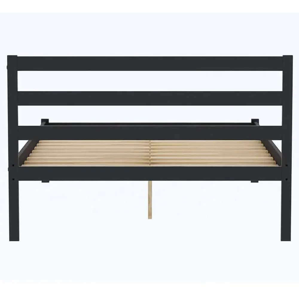 Luka Double Bed Frame - Black
