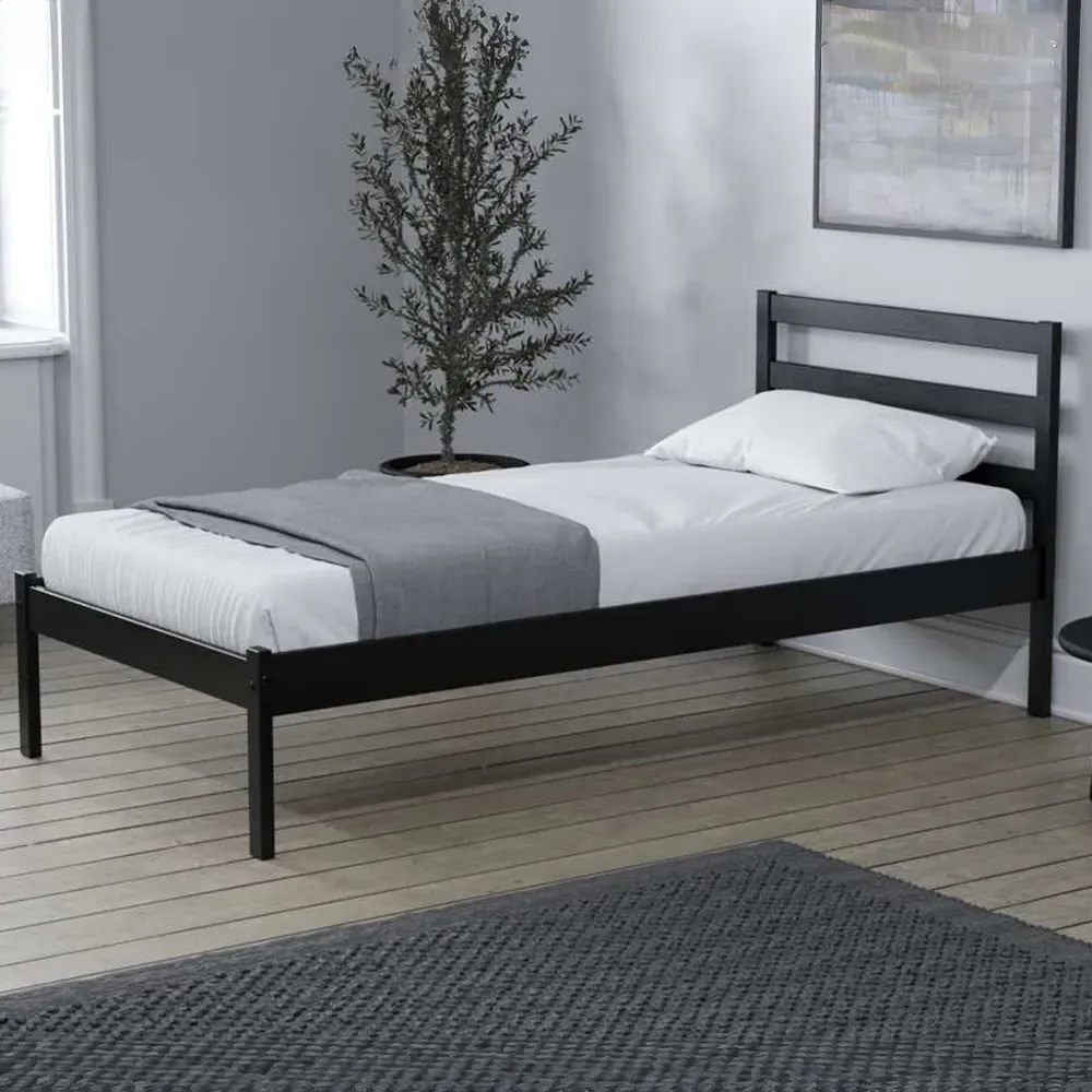 Luka Single Bed Frame - Black image