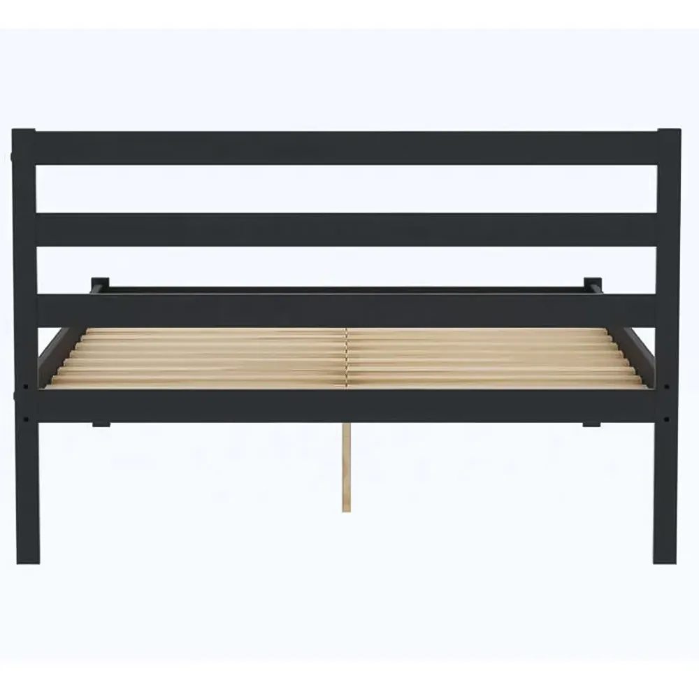 Luka Small Double Bed Frame - Black
