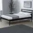 Luka Small Double Bed Frame - Black