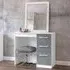 Lynx 3 Drawer Dressing Table - White