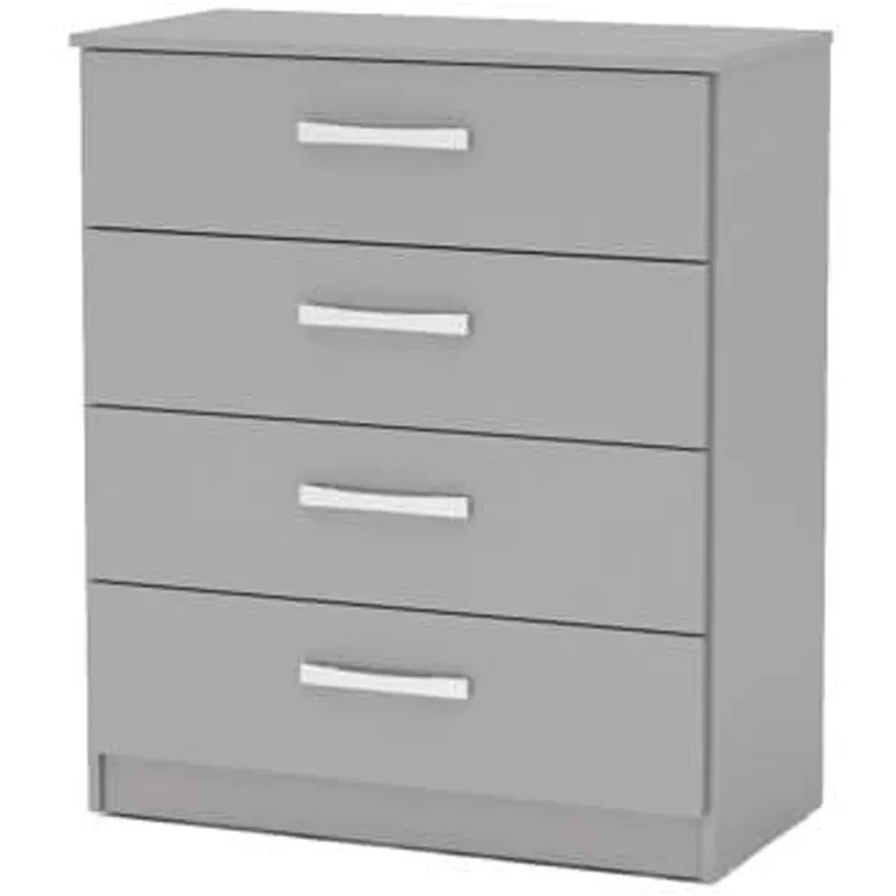 Lynx 4-Drawer Chest of Drawers - Grey