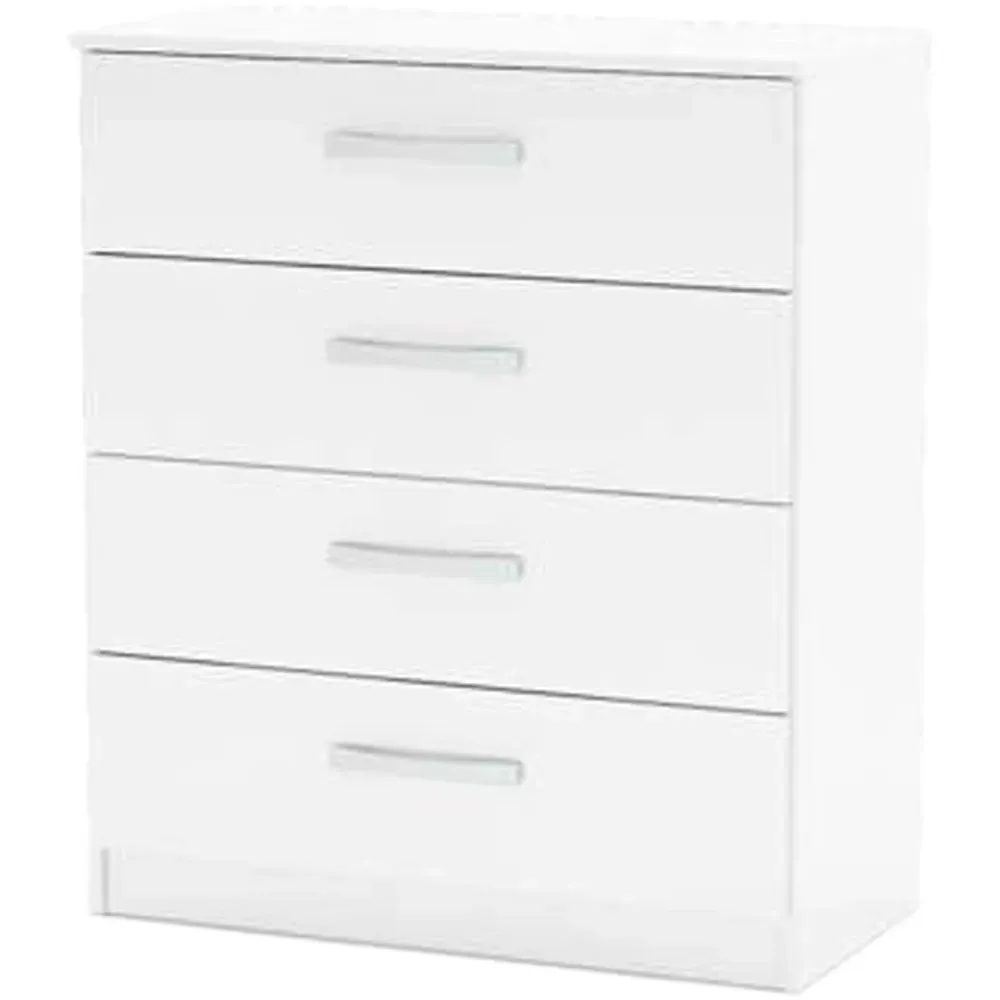 Lynx 4 Drawer Chest of Drawers - White