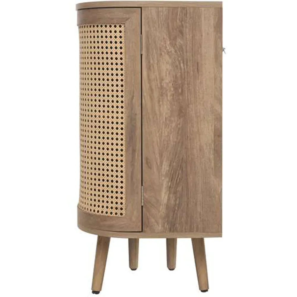 Noah 2 Door Rattan Effect Sideboard - Brown