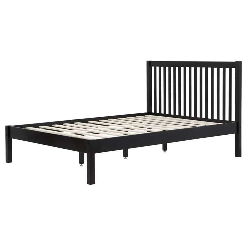 Nova Double Bed Frame - Black