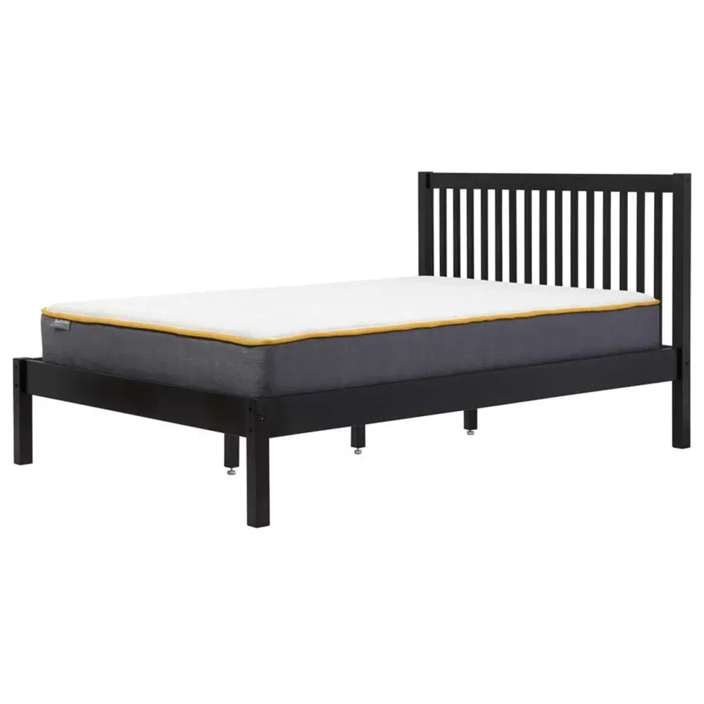 Nova Double Bed Frame - Black