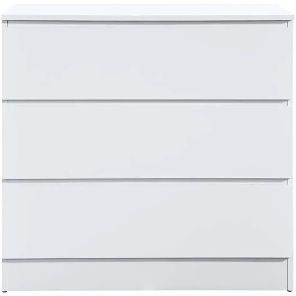 Oslo 3 Drawer Chest of Drawers - White