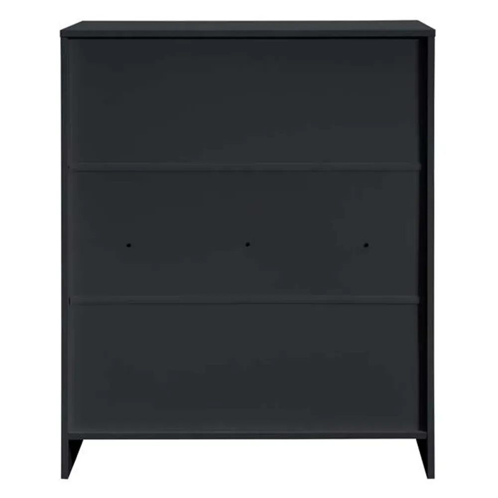 Oslo 4 Drawer Chest of Drawers - Black