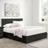 Oslo Double Ottoman Bed with Storage - Black
