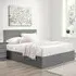 Oslo Double Ottoman Bed with Storage - Grey