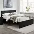 Oslo King Size Bed Frame - Black