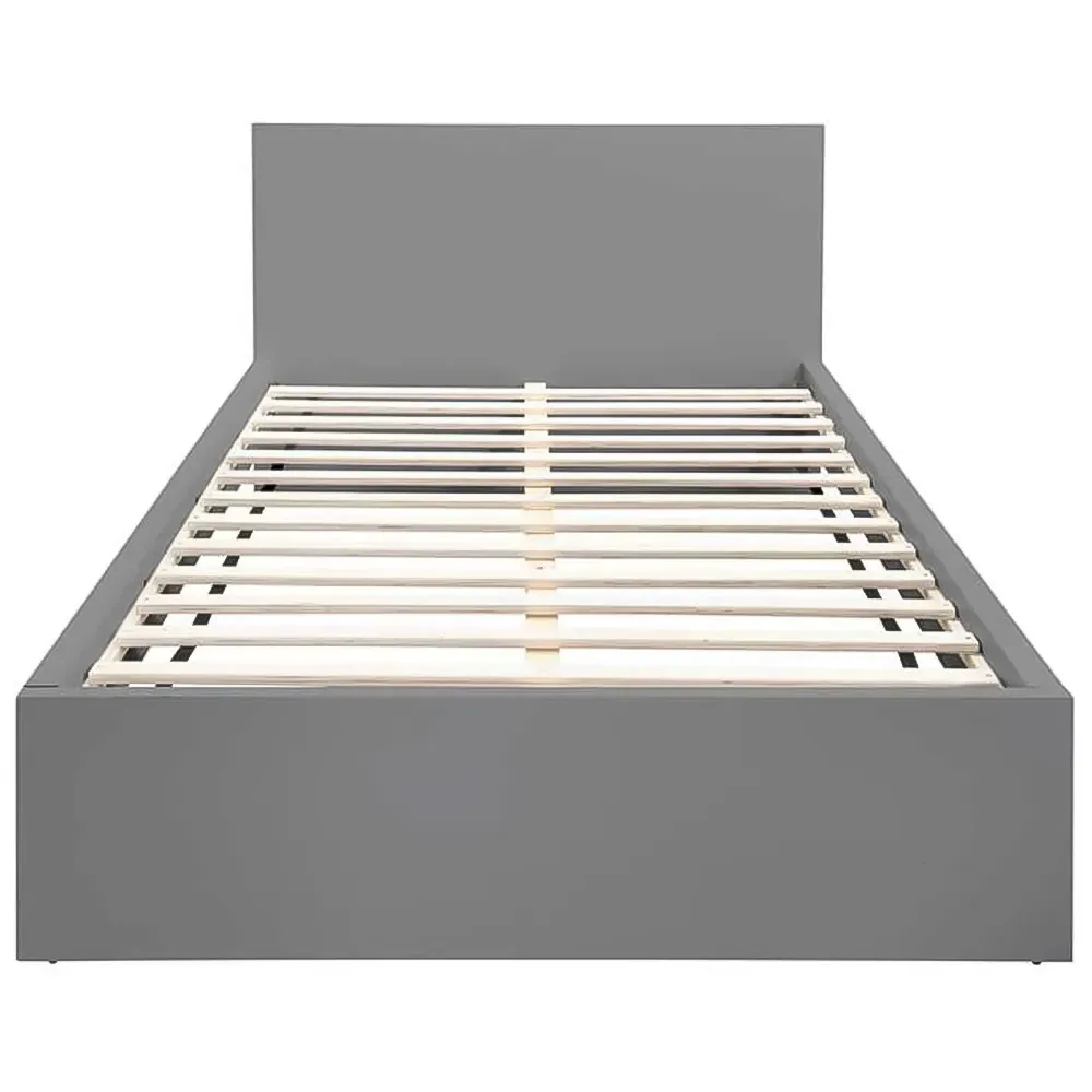 Oslo King Size Bed Frame - Grey