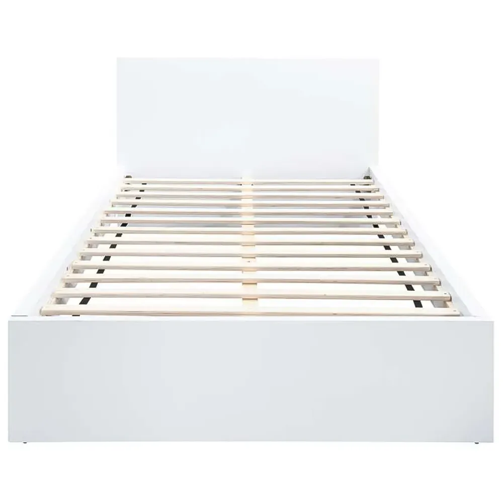 Oslo King Size Bed Frame - White