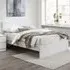 Oslo King Size Bed Frame - White