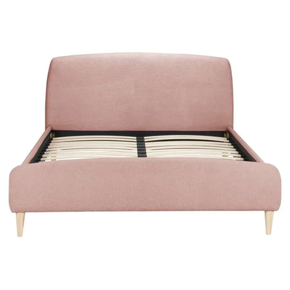 Otley King Size Bed Frame - Pink