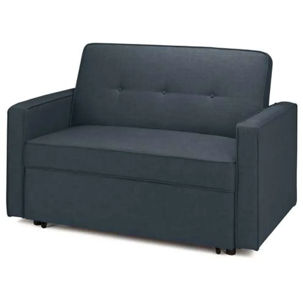 Otto 2-Seater Sofa Bed - Navy Blue