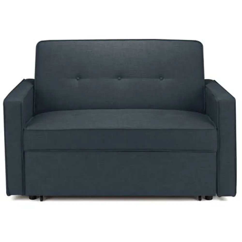 Otto 2-Seater Sofa Bed - Navy Blue