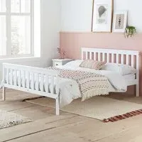 Oxford Double Bed Frame - White