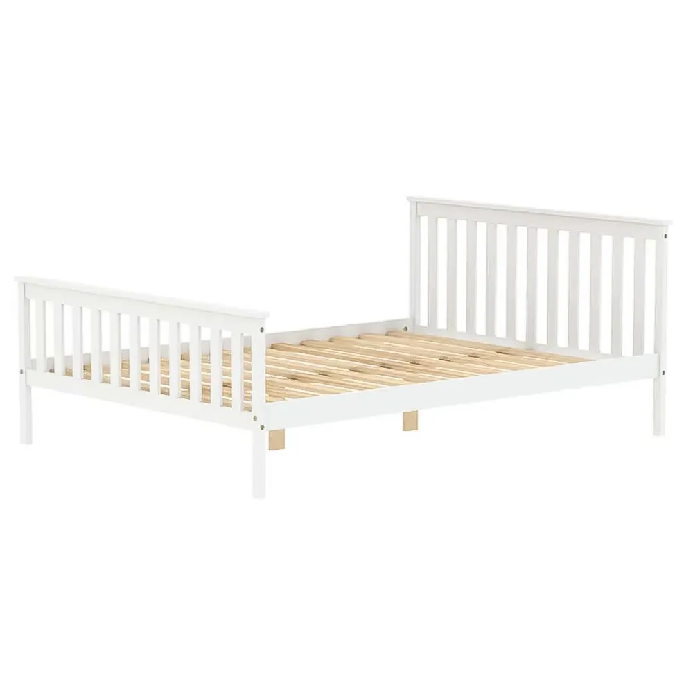 Oxford Small Double Bed Frame - White
