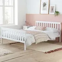 Oxford Small Double Bed Frame - White