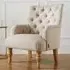 Padstow Button Back Armchair - Wheat