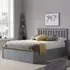 Phoenix Double Ottoman Bed with Storage - Grey, Rubberwood