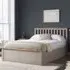 Phoenix Double Ottoman Bed with Storage - Grey, Rubberwood