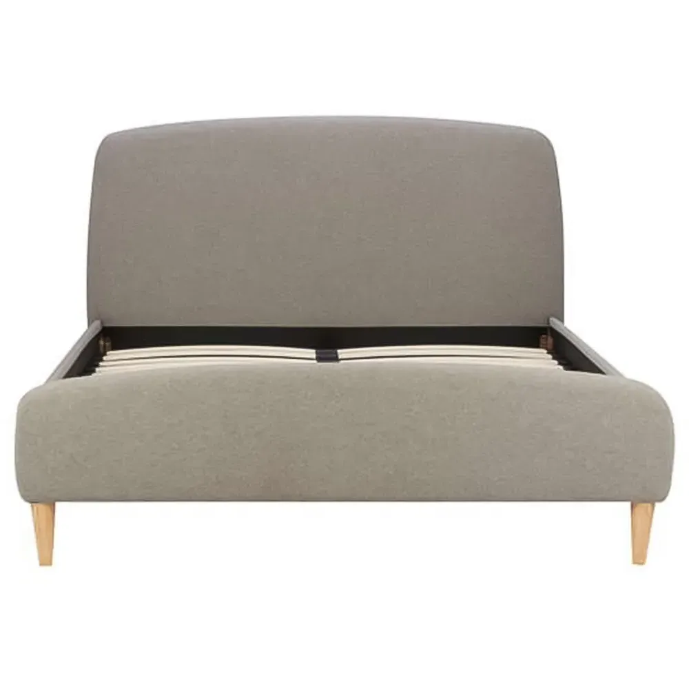 Quebec Double Bed Frame - Grey