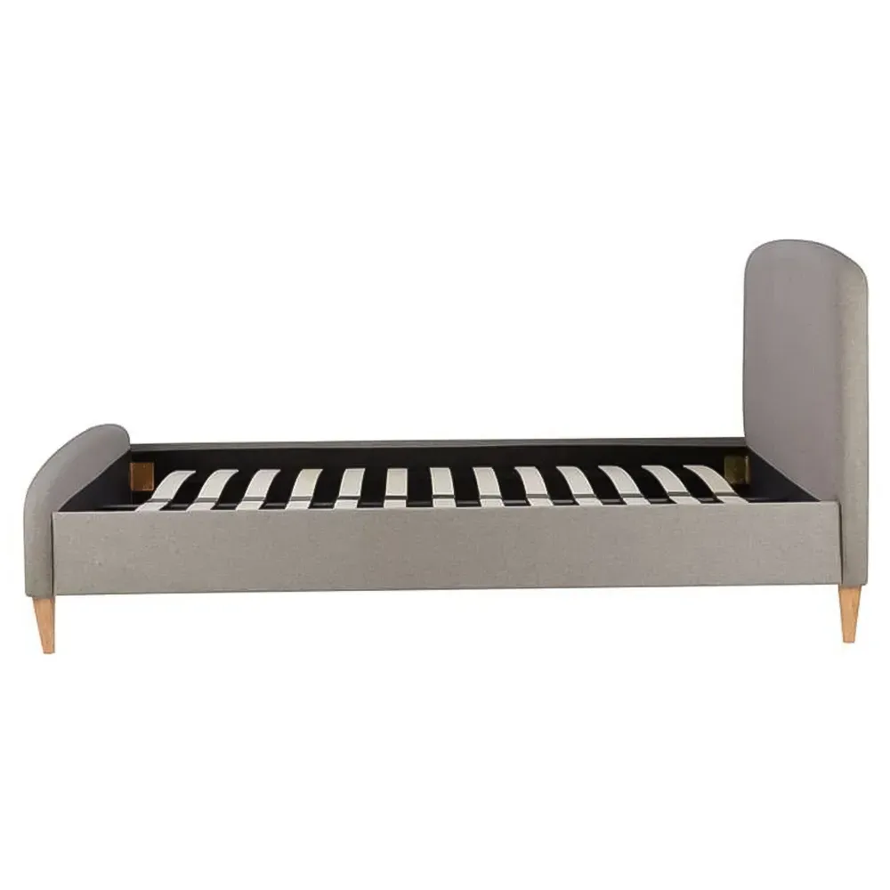 Quebec Double Bed Frame - Grey