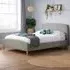Quebec King Size Bed Frame - Grey