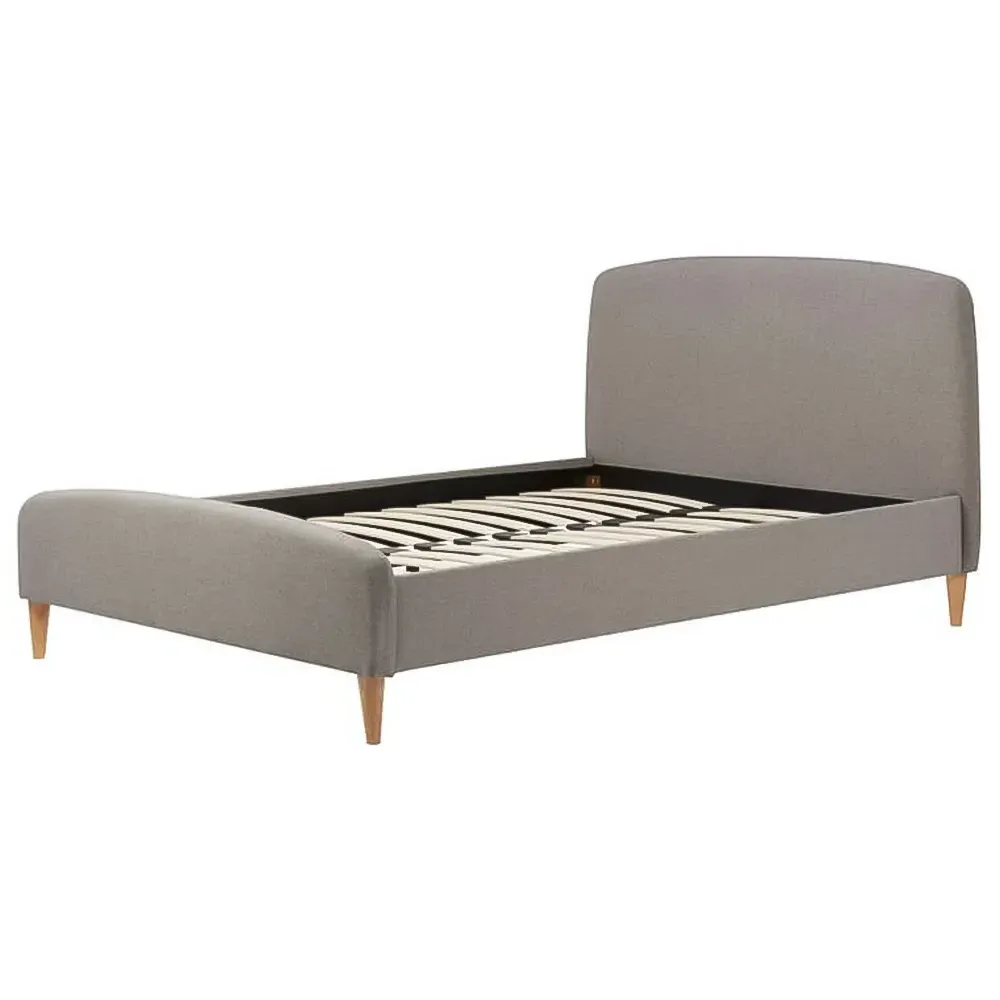 Quebec Small Double Bed Frame - Grey