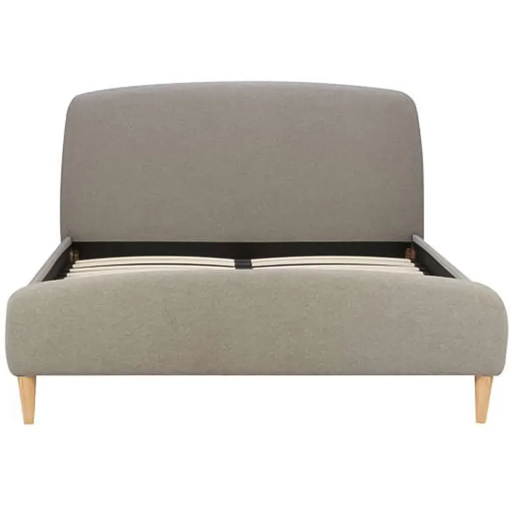 Quebec Small Double Bed Frame - Grey