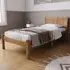 Rio Single Bed Frame - Brown, Pine