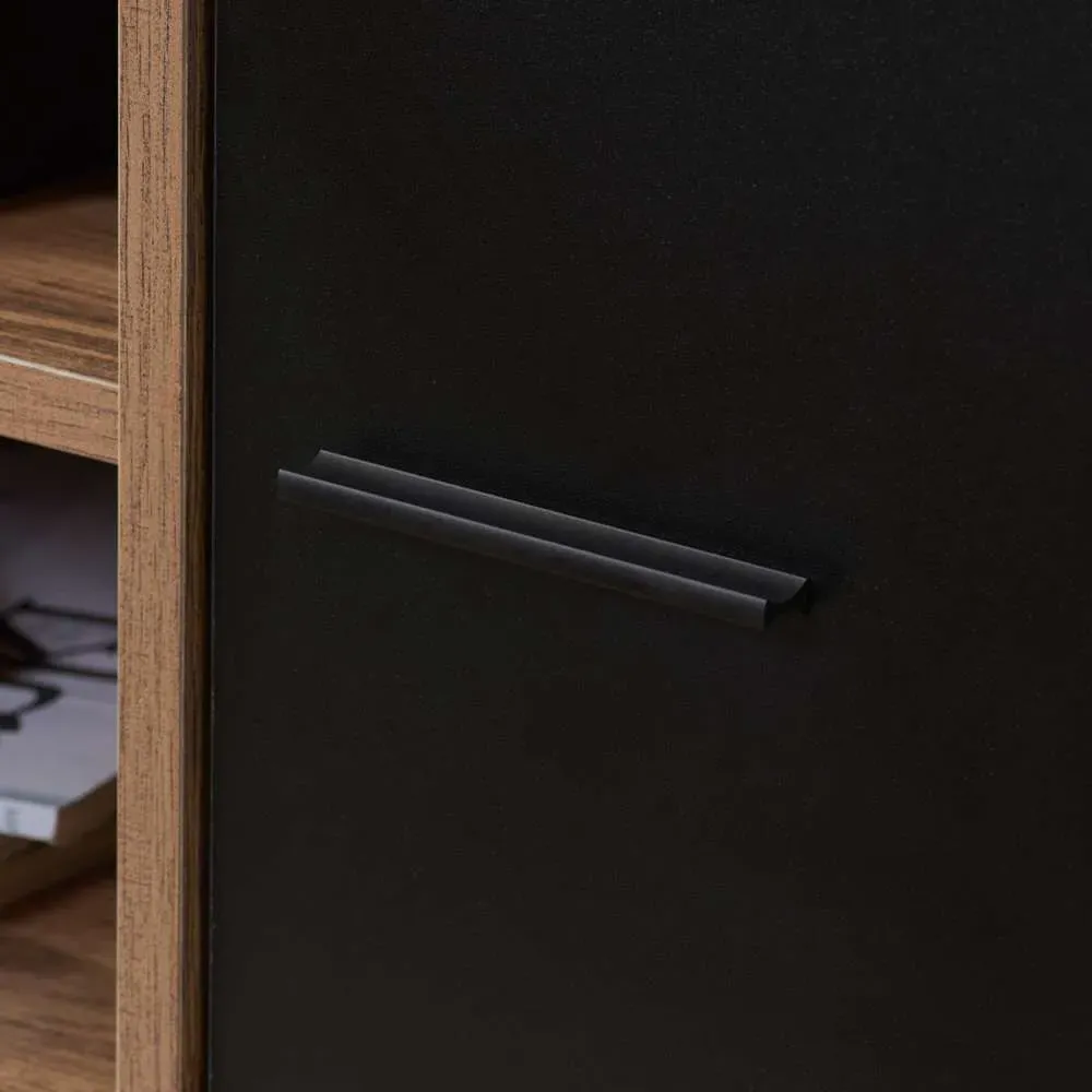 Shard 2 Door TV Unit - Brown