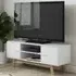 Shard 2 Door TV Unit - White
