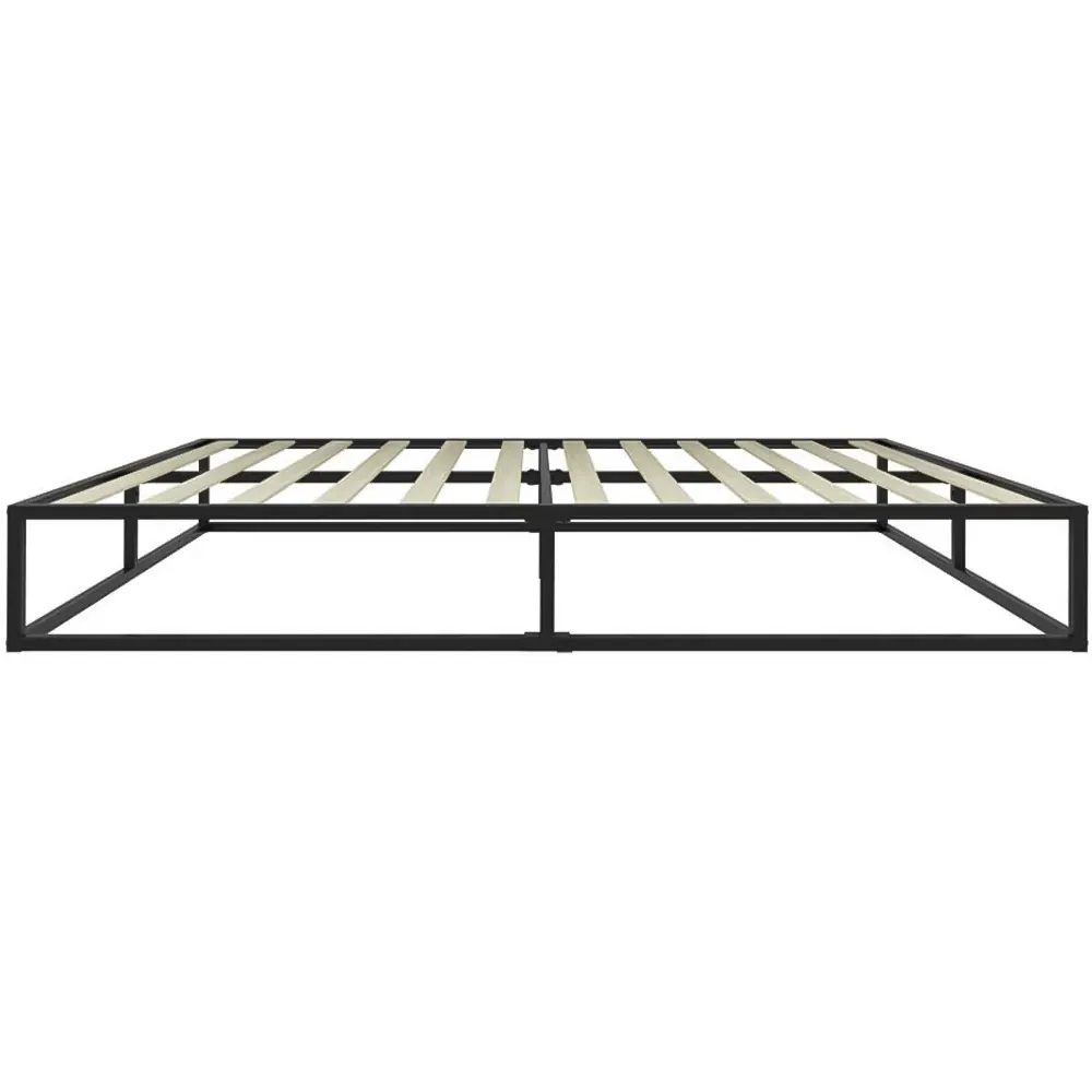 Soho Small Double Metal Platform Bed Frame - Black