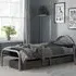 Solo Single Bed Frame - Silver