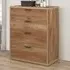 Stockwell 4 Drawer Chest of Drawers - Brown