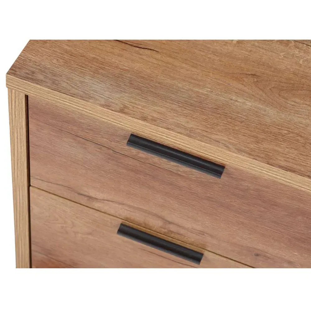 Stockwell 8 Drawer Merchant Chest of Drawers - Brown