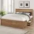 Stockwell King Size Bed with Storage - Brown