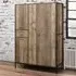 Urban 4 Door Single Drawer Wardrobe - Brown